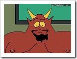 Devil caricature