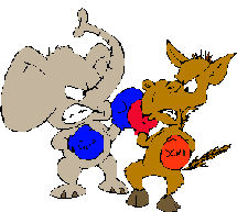 Angry animals boxing