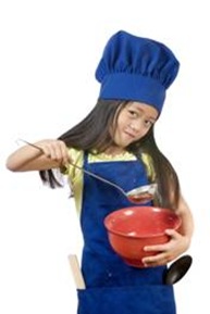 Girl cooking