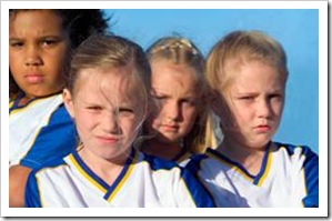 Girl soccer team