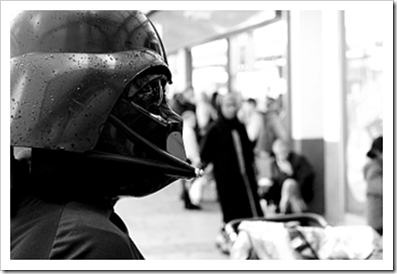 Darth Vader look alike