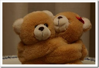 Teddy bear hug