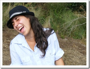 Laughing young woman