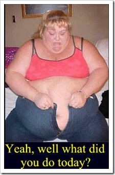 Fat woman