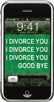 Divorce by SMS