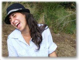 Young woman laughing