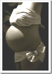 Pregnant woman's belly