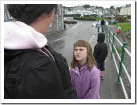 Mother and daughter arguing