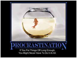 Procrastination poster
