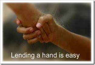 Lending a hand