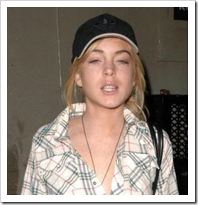 Lindsay Lohan in bad shape