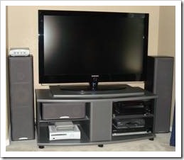 TV and sound system