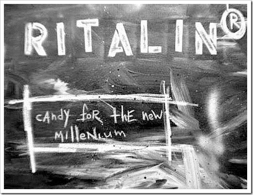 Ritalin: candy for the new millenium (poster)