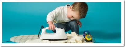 Toddler ironing