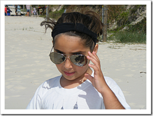 Girl with cool sunglasses