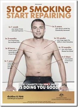 Anti-smoking campaign poster