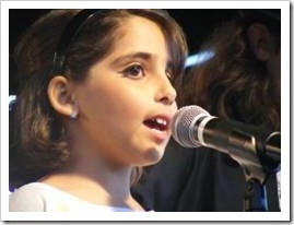 Girl singing