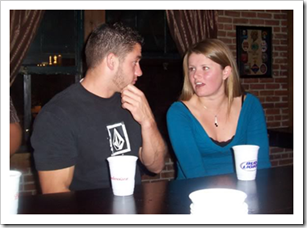 Couple in a bar