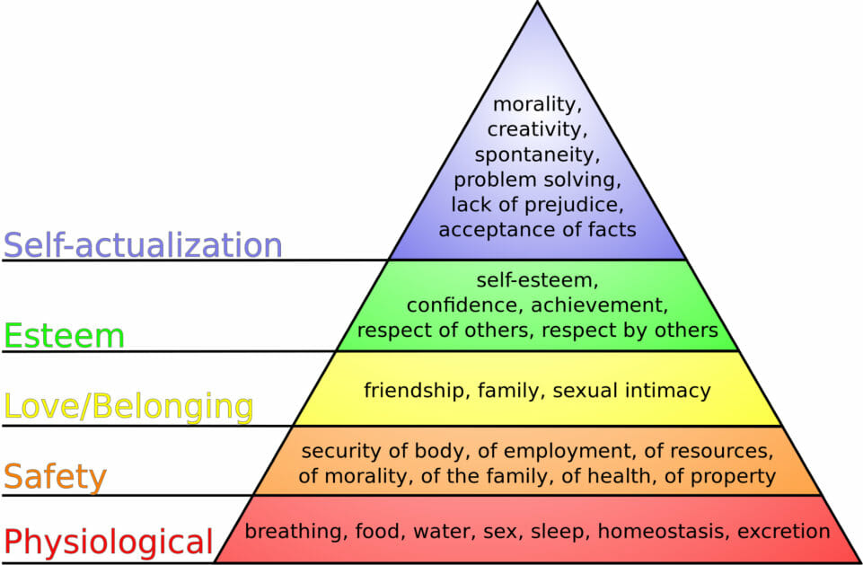 Abraham Maslow's hierarchy of needs