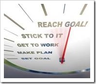 Set goal, make plan, get to work, stick to it, reach goal!