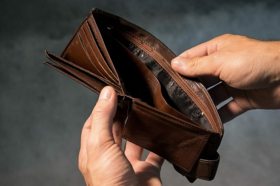 Empty wallet comes from negative thoughts about money