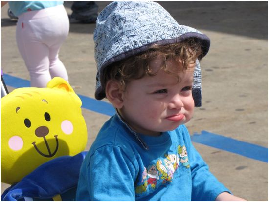 Pouting baby - babies cry for many reasons