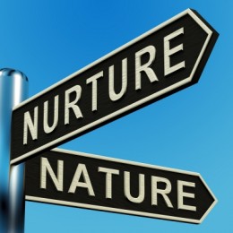 Signs directing to Nurture and Nature