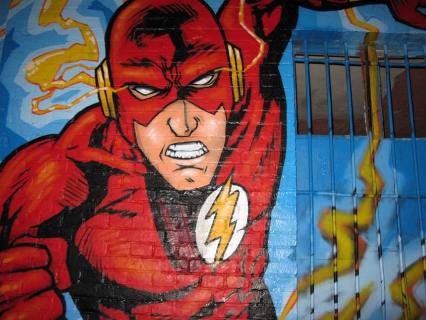 Graffiti of The Flash