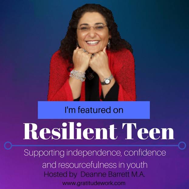 Ronit Baras featured at a resilient teen conference