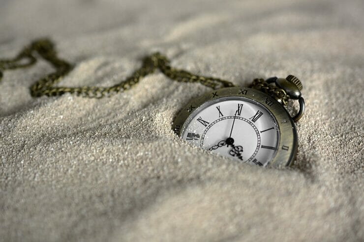 Watch in sand