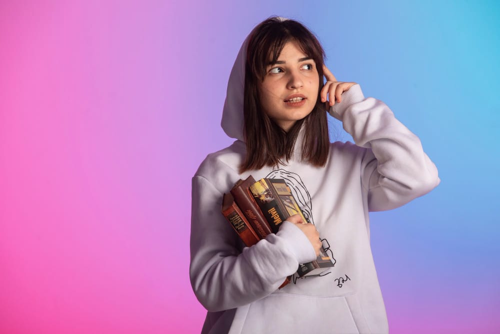 Teen girl overcoming social anxiety with small wins