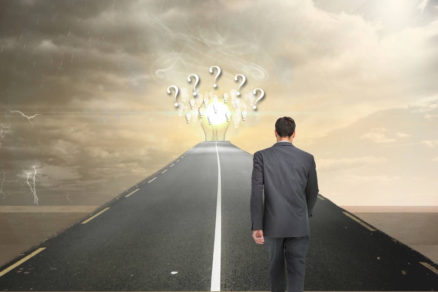 standing on the road with awareness to why we make choices