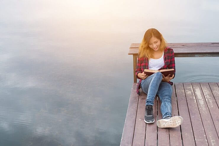 Quiet reflection showing how silence improves mental health