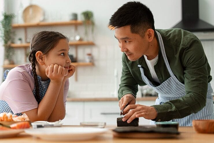 parent child relationship showing healthy parenting and friendship boundaries